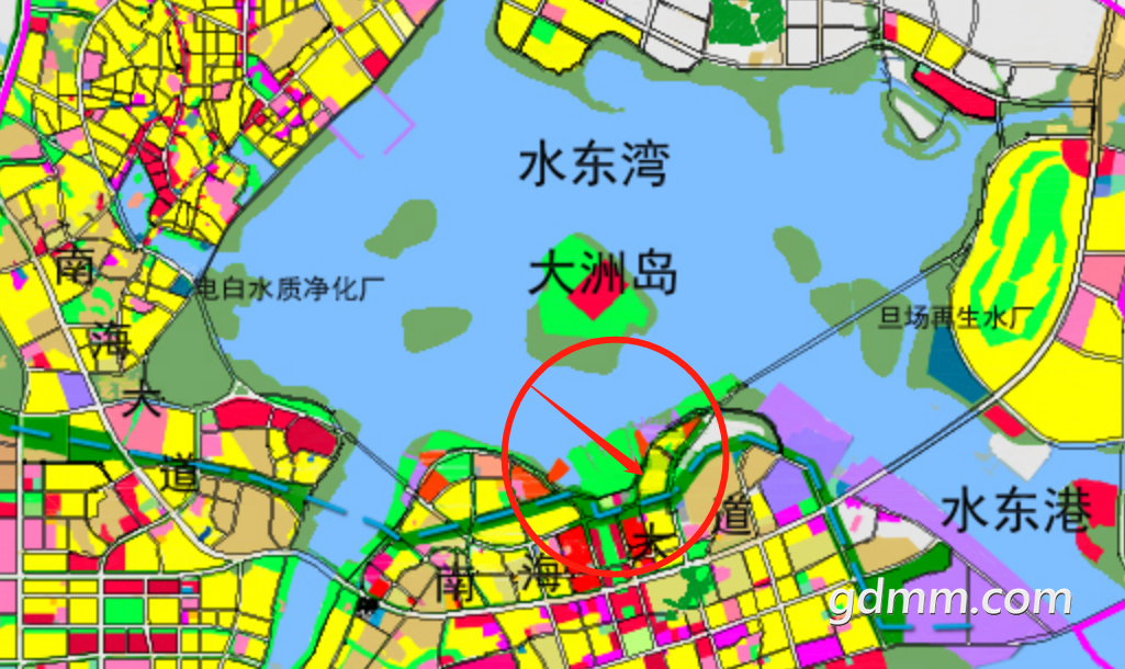 2019最新卫星图,俯视水东湾大桥周边,有新惊喜?
