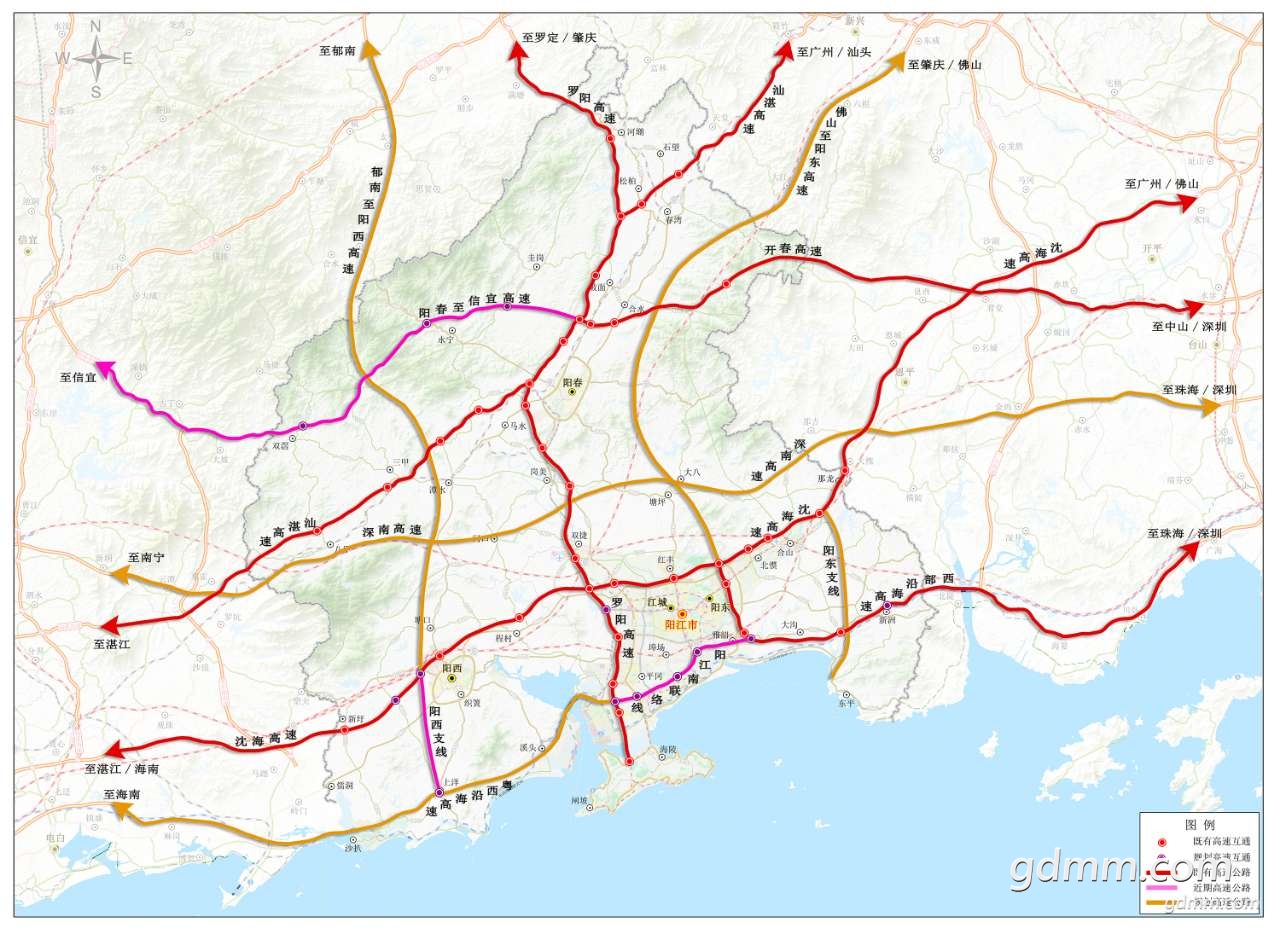 信宜未来高速公路规划图片