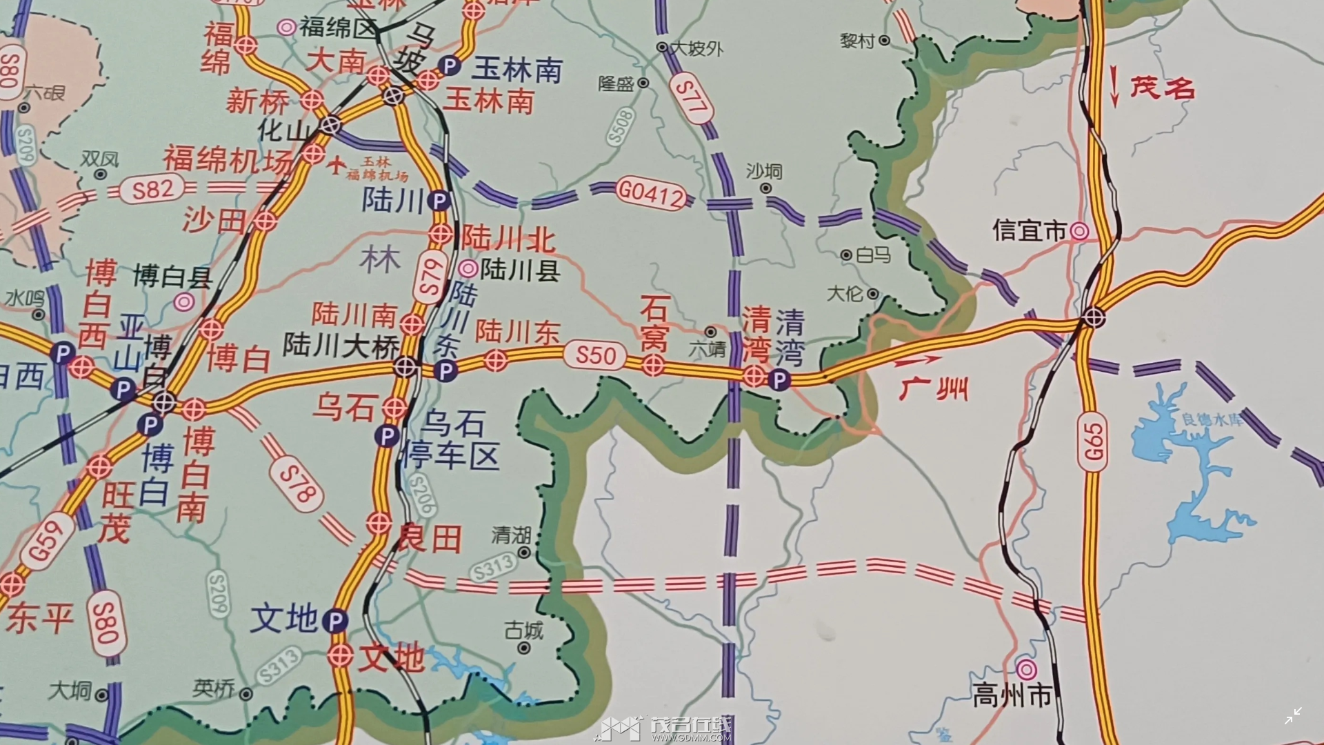 南玉高速线路图及站点图片